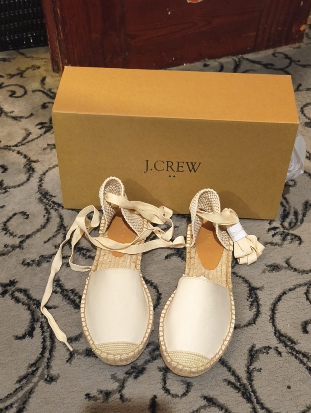 J Crew Espadrilles Ivory